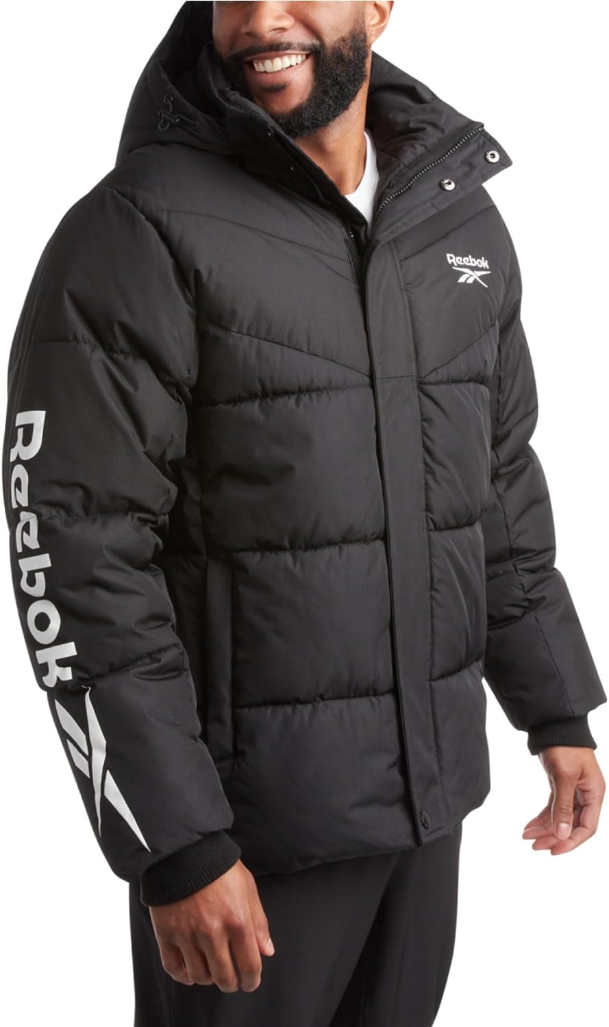 251117092508866_1 Reebok Men's Winter Jacket - Heavyweight Quilted Puffer Parka Coat - Weather Resistant Ski Jacket for Men (M-XXL) - Image 1